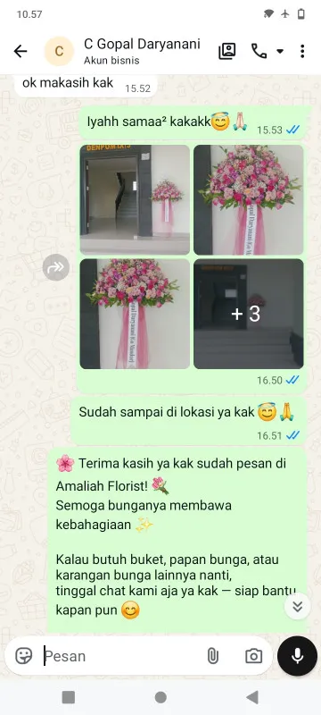 Pengiriman Karangan Bunga Sumbersari Butuh
